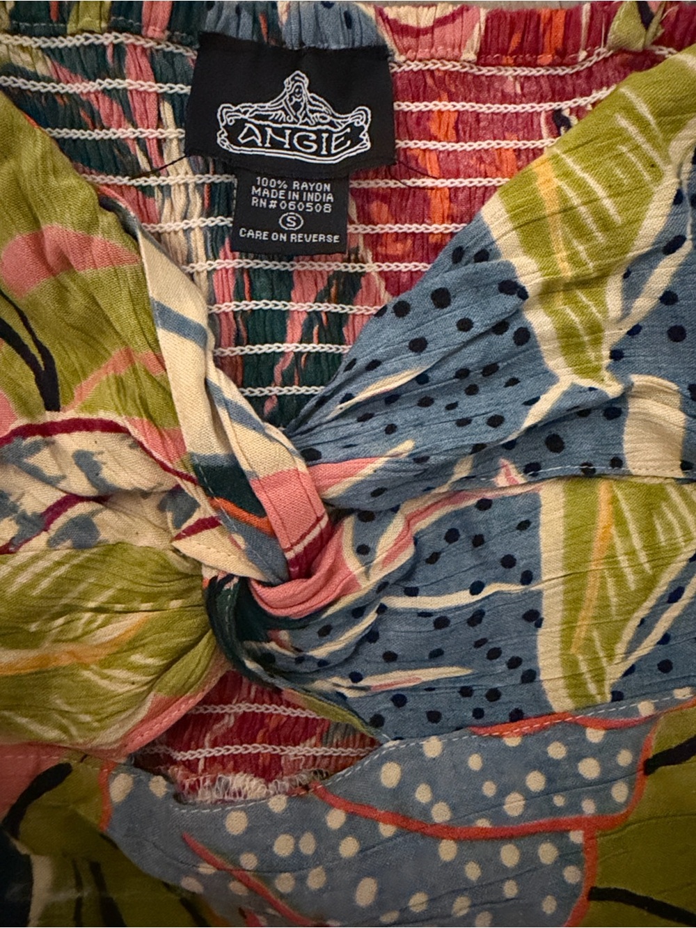 Angie Tropical Floral Wide Leg Jumpsuit Sleeveless Boho Resort Wear-Small - Picture 5 of 9